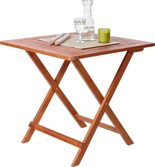 VRTNI SKLOPIVI STOL boje tikovine drvo - boje tikovine, Romantično / ladanjski, drvo (75/75/72cm) - Ambia Garden