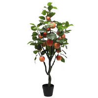 MŰNÖVÉNY - sötétbarna/fekete, Basics, műanyag/textil (122cm) - Ambia Home