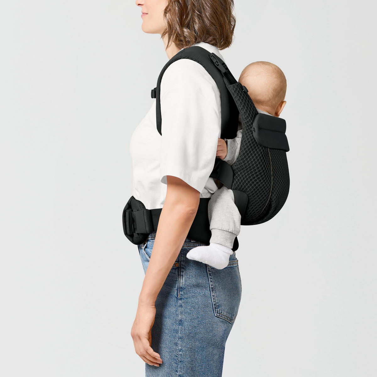 BABYTRAGE Amya  - Schwarz, Basics, Textil (50/60cm) - Cybex