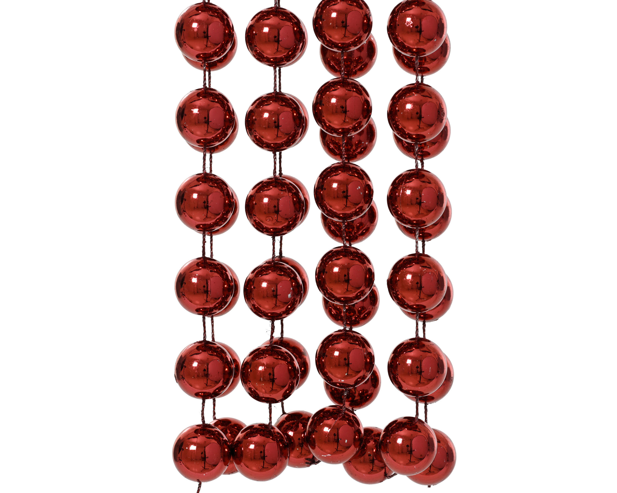 GIRLANDA  - červená, Basics, plast (270/2/2cm)