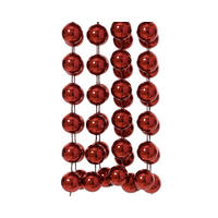 GIRLANDA  - červená, Basics, plast (270/2/2cm)