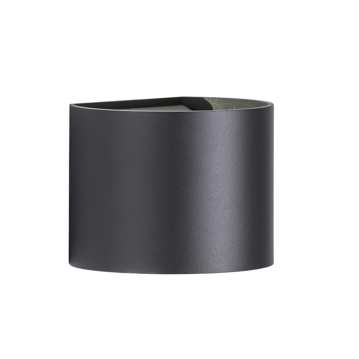 LED-AUSSENLEUCHTE - Schwarz, Basics, Metall (14/10/12cm) - Fischer & Honsel