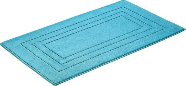 BADEMATTE Türkis 60/100 cm  - Türkis, Basics, Textil (60/100cm) - Vossen