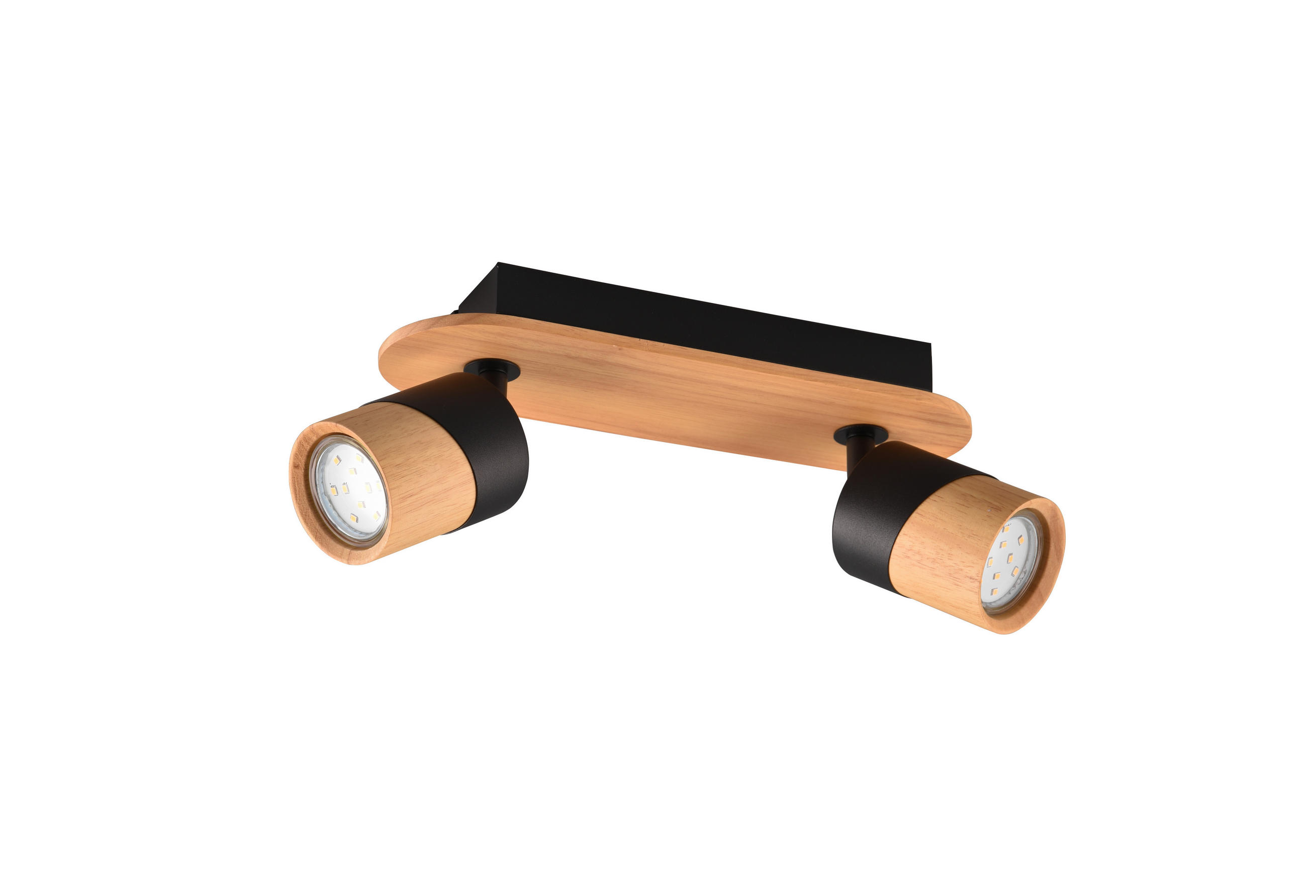 STRAHLER 28/9/15 cm   - Schwarz/Braun, Natur, Holz/Metall (28/9/15cm)