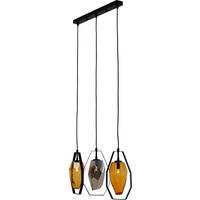 HÄNGELEUCHTE Diamond 67/120/12 cm   - MODERN, Glas/Metall (67/120/12cm) - Kare-Design