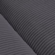 BIGSOFA Cord Dunkelgrau  - Dunkelgrau/Schwarz, Design, Kunststoff/Textil (260/90/140cm) - Carryhome