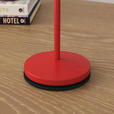 AKKU-TISCHLEUCHTE 11/30 cm  - Rot/Schwarz, Trend, Kunststoff/Metall (11/30cm) - Novel