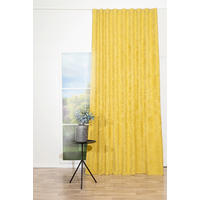Draperie Confecționată black-out (nu permite trecerea luminii)  - galben muștar, Basics, textil (24/31/4cm)