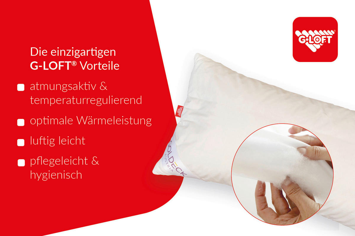 KOPFPOLSTER 40/80 cm   - Champagner, Basics, Textil (40/80cm) - Goldeck Austria