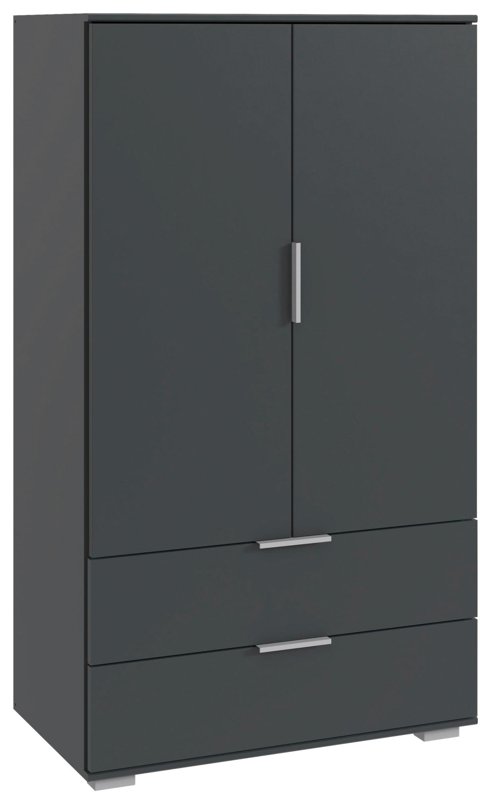 HIGHBOARD  81/140/40 cm 2 Schublade(n)  - Silberfarben/Alufarben, KONVENTIONELL, Holzwerkstoff/Kunststoff (81/140/40cm) - Carryhome