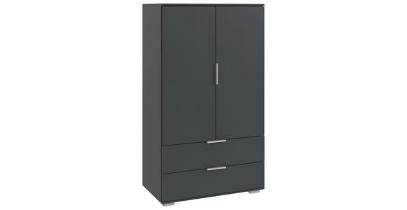HIGHBOARD , 81/140/40 cm, 2 Schublade(n)  - Silberfarben/Alufarben, KONVENTIONELL, Holzwerkstoff/Kunststoff (81/140/40cm) - Carryhome