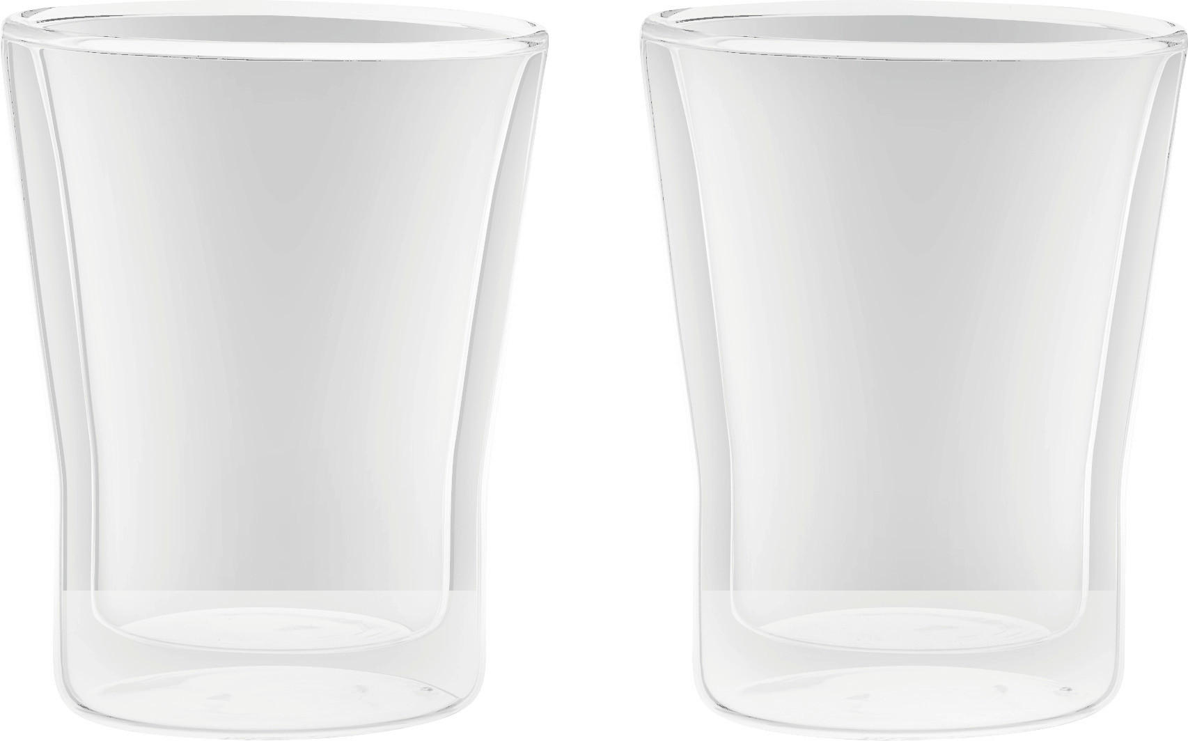 SADA SKLENIČEK 2 ks - čiré, Design, sklo (220ml) - Novel