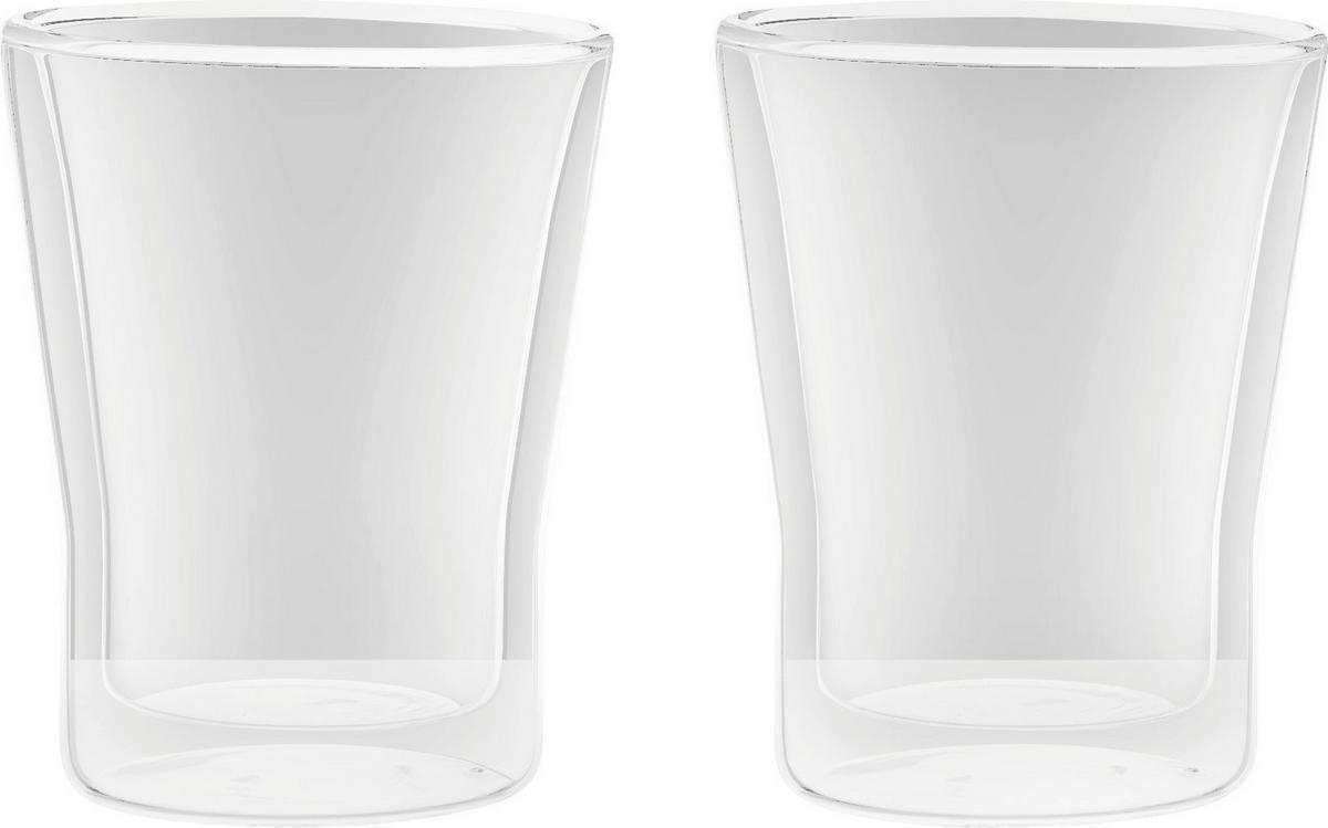 SADA POHÁROV 2 ks - číra, Design, sklo (220ml) - Novel