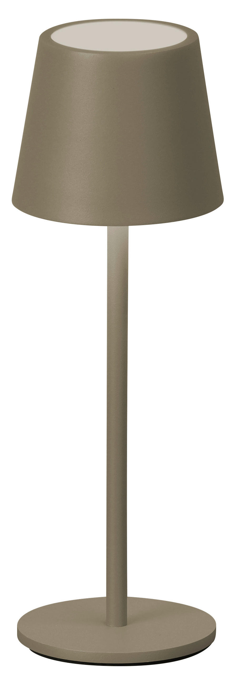 AKKU-TISCHLEUCHTE Roxi 9/27,5 cm  - Rostfarben, Trend, Metall (9/27,5cm)