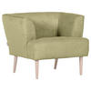 SESSEL Cord Hellgrün    - Buchefarben/Hellgrün, Design, Holz/Textil (85/71/80cm) - Hom`in