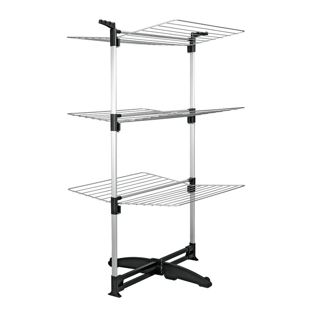 RUHASZÁRÍTÓ TORONY - Basics, műanyag/fém (78/137/68cm) - Metaltex