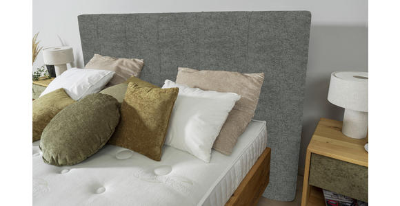 BOXSPRINGBETT 180/200 cm in Grau, Wildeiche - Wildeiche/Grau, Natur, Holz/Textil (180/200cm) - Valnatura