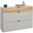 SCHUHSCHRANK 121,9/85,9/37,1 cm  - Wildeiche/Schwarz, Design, Holz/Holzwerkstoff (121,9/85,9/37,1cm) - Dieter Knoll