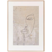 LEINWANDBILD Abstraktes  - Multicolor/Schwarz, Trend, Papier/Holzwerkstoff (50/70cm) - Monee