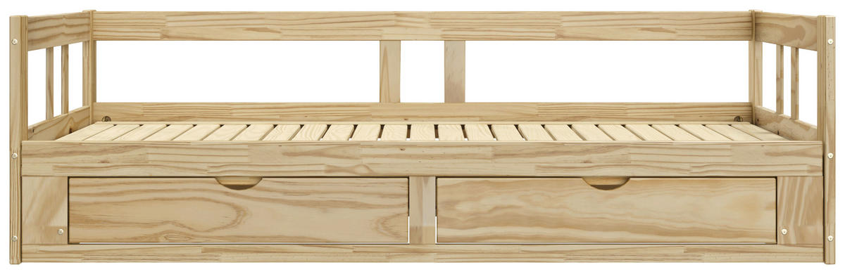 AUSZIEHBETT 90/200 cm  in Naturfarben  - Naturfarben, MODERN, Holz/Holzwerkstoff (90/200cm) - MID.YOU