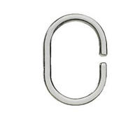 KROUŽKY NA ZÁVĚS DO SPRCHY, 5 cm - čiré, Basics, plast (5cm) - Kleine Wolke
