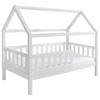 HAUSBETT 80/160 cm Weiss  - Weiss, Modern, Holz/Textil (80/160cm) - MID.YOU