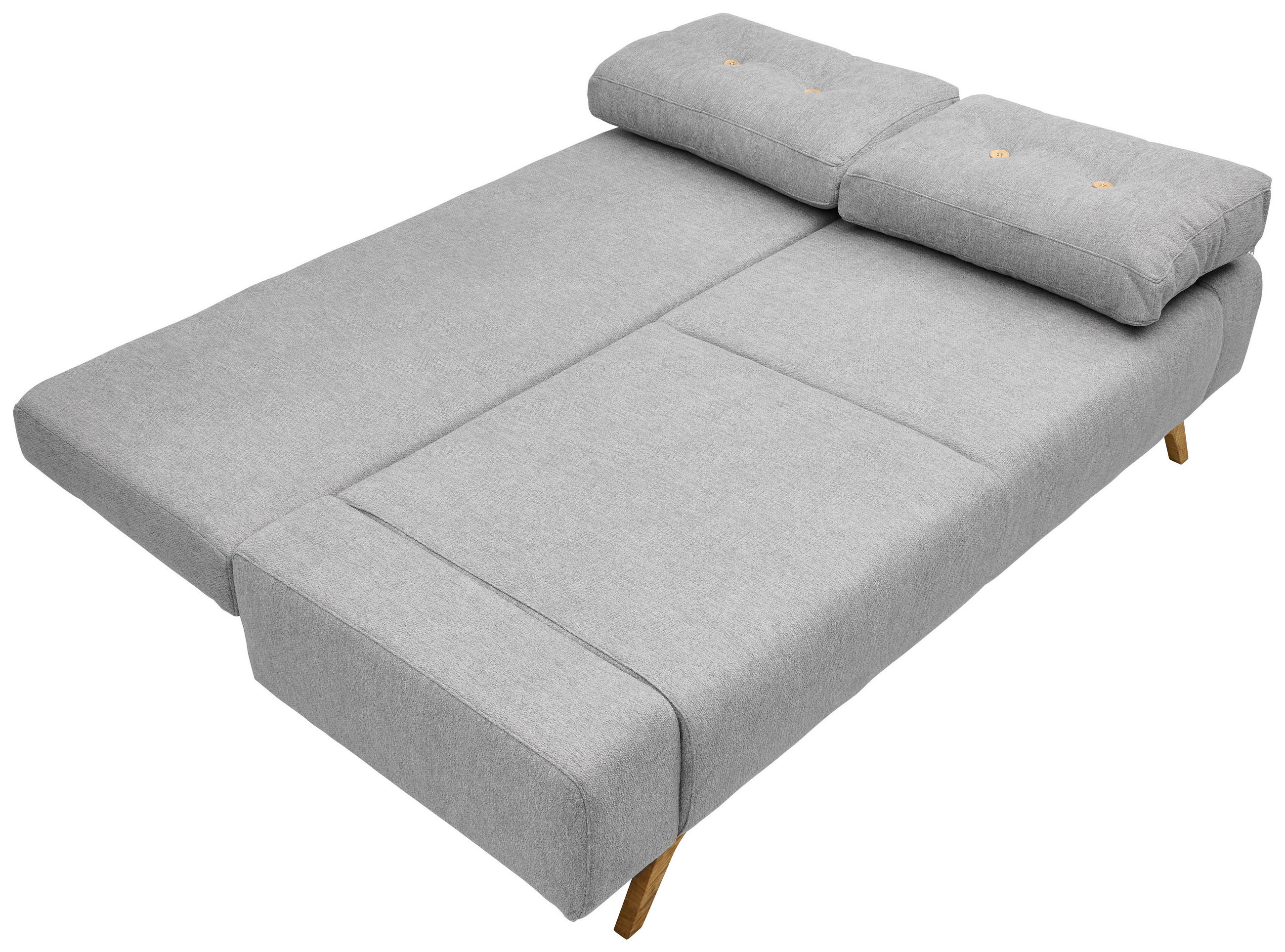 SCHLAFSOFA Webstoff Dunkelrot  - Dunkelrot, Design, Holz/Textil (202/90/90cm) - Novel