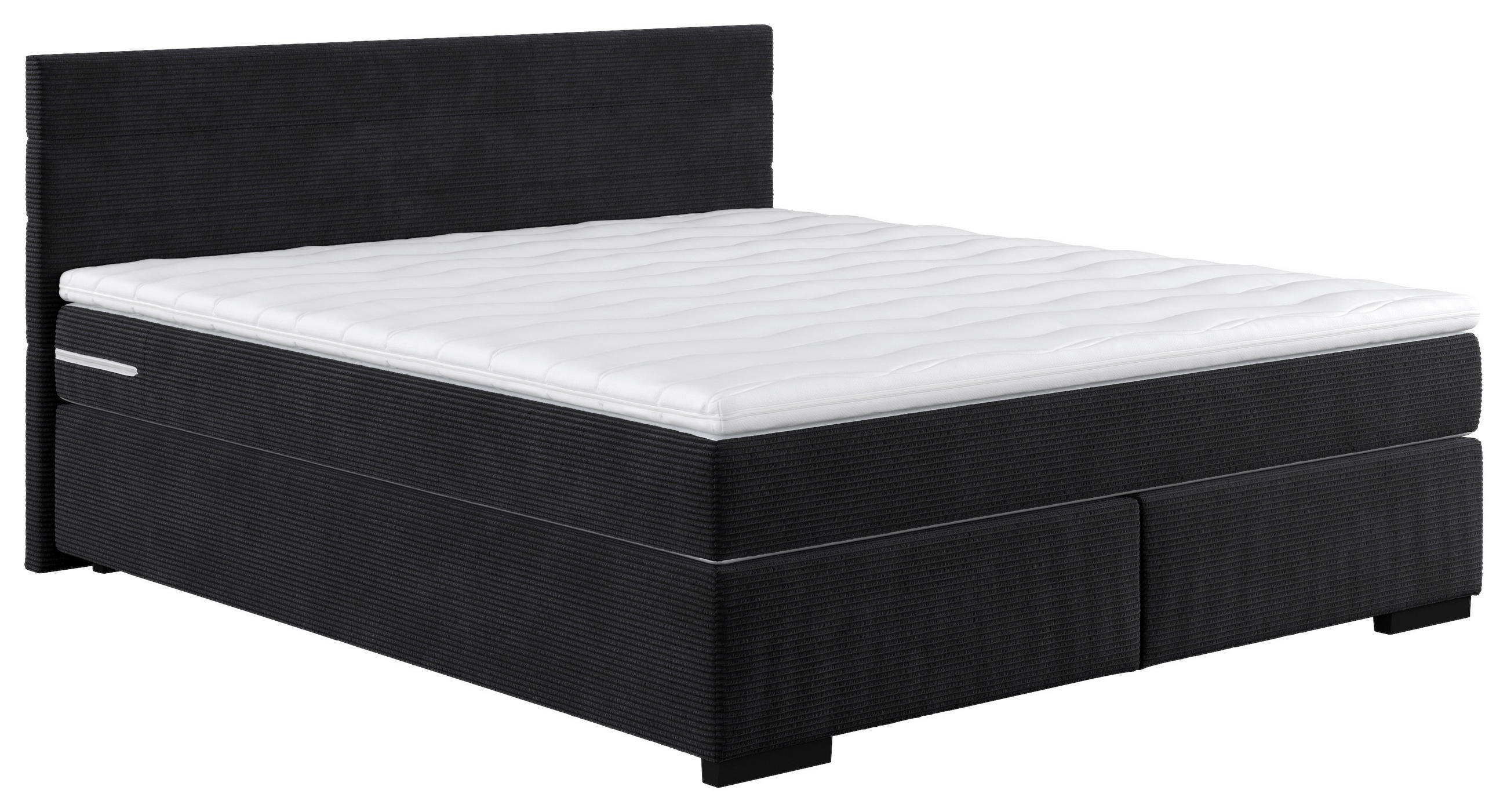 BOXBETT 180/200 cm  in Braun  - Schwarz/Braun, KONVENTIONELL, Holz/Holzwerkstoff (180/200cm) - MID.YOU