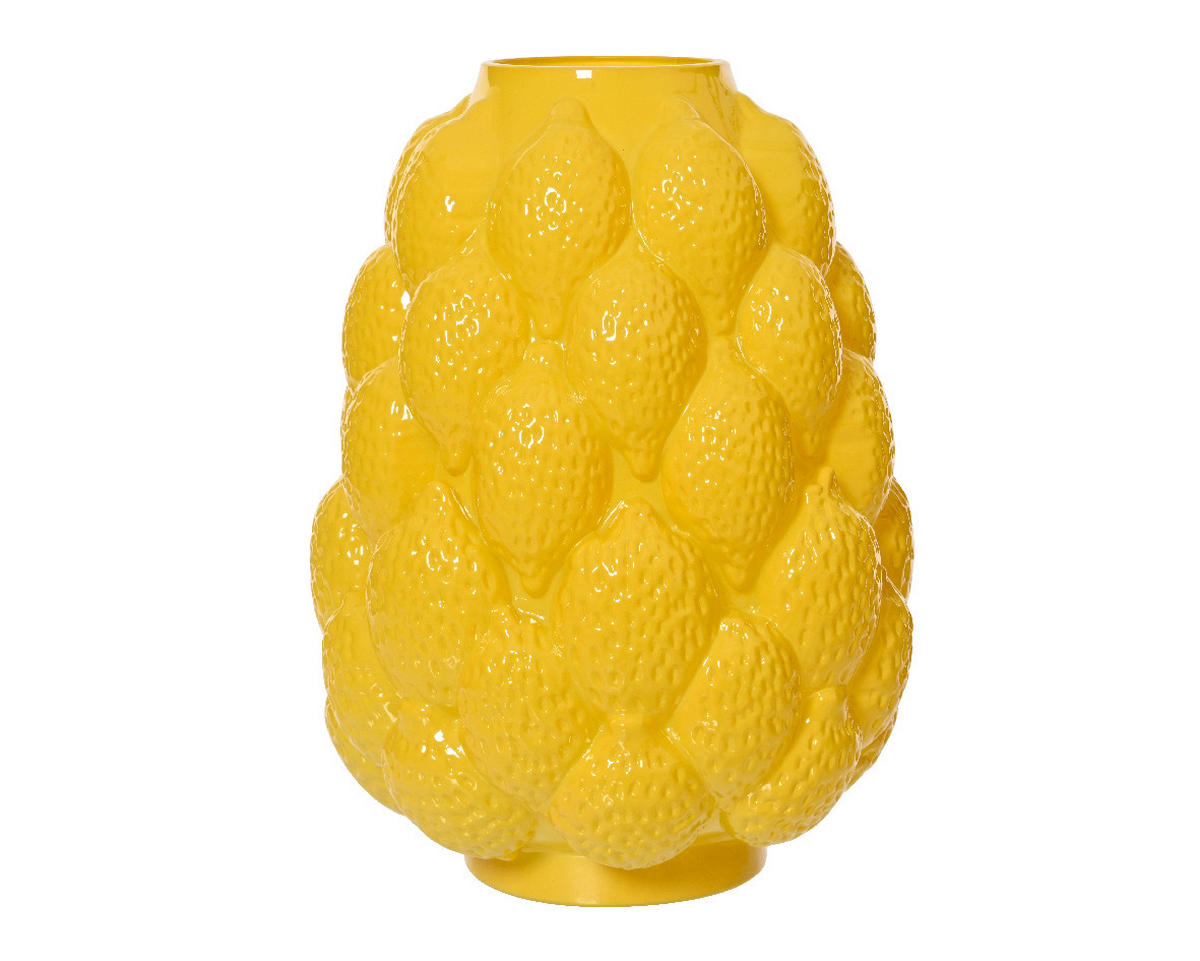 VAZA     staklo  - žuta, Basics, staklo (26,5cm)