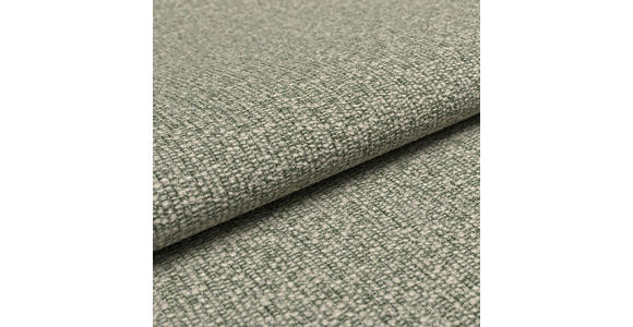 ECKSOFA  in Flachgewebe Salbeigrün Armteilverstellung, Relaxfunktion, Drehsitzfunktion  175-224/255-365 cm  - Salbeigrün/Schwarz, Design, Textil/Metall (175-224/255-365cm) - Dieter Knoll