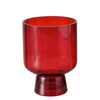 WINDLICHT - Rot, LIFESTYLE, Glas (15/20cm)