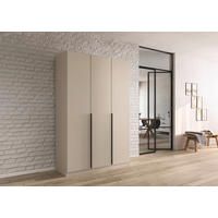 DREHTÜRENSCHRANK in Champagner  - Champagner/Grau, Modern, Holzwerkstoff (136/229/54cm) - Rauch Möbel