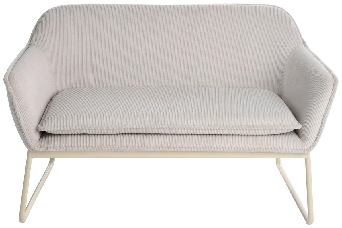KINDERSITZBANK - Beige, Basics, Holz/Textil (92/54/51cm) - Jimmylee