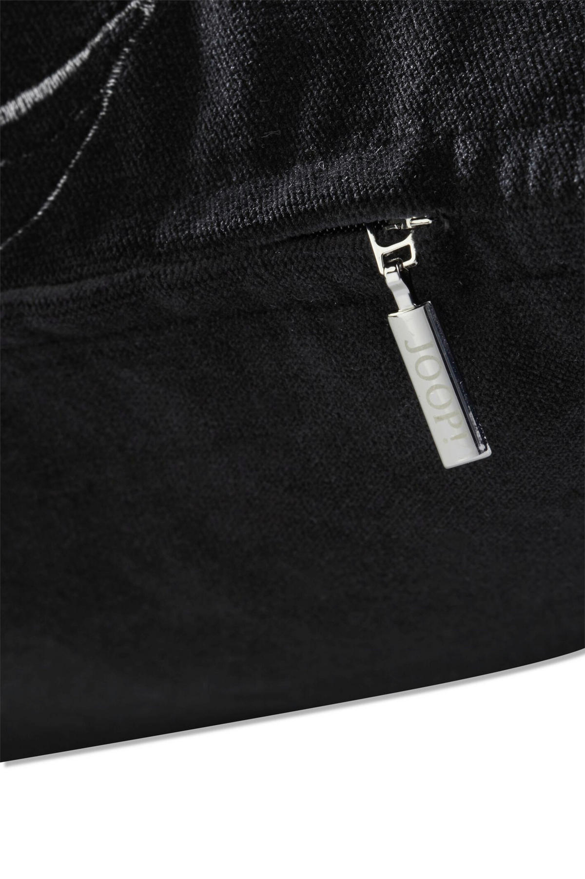 KISSENHÜLLE J! Paisley schwarz 50/50 cm  - Beige/Schwarz, Design, Textil (50/50cm) - Joop!