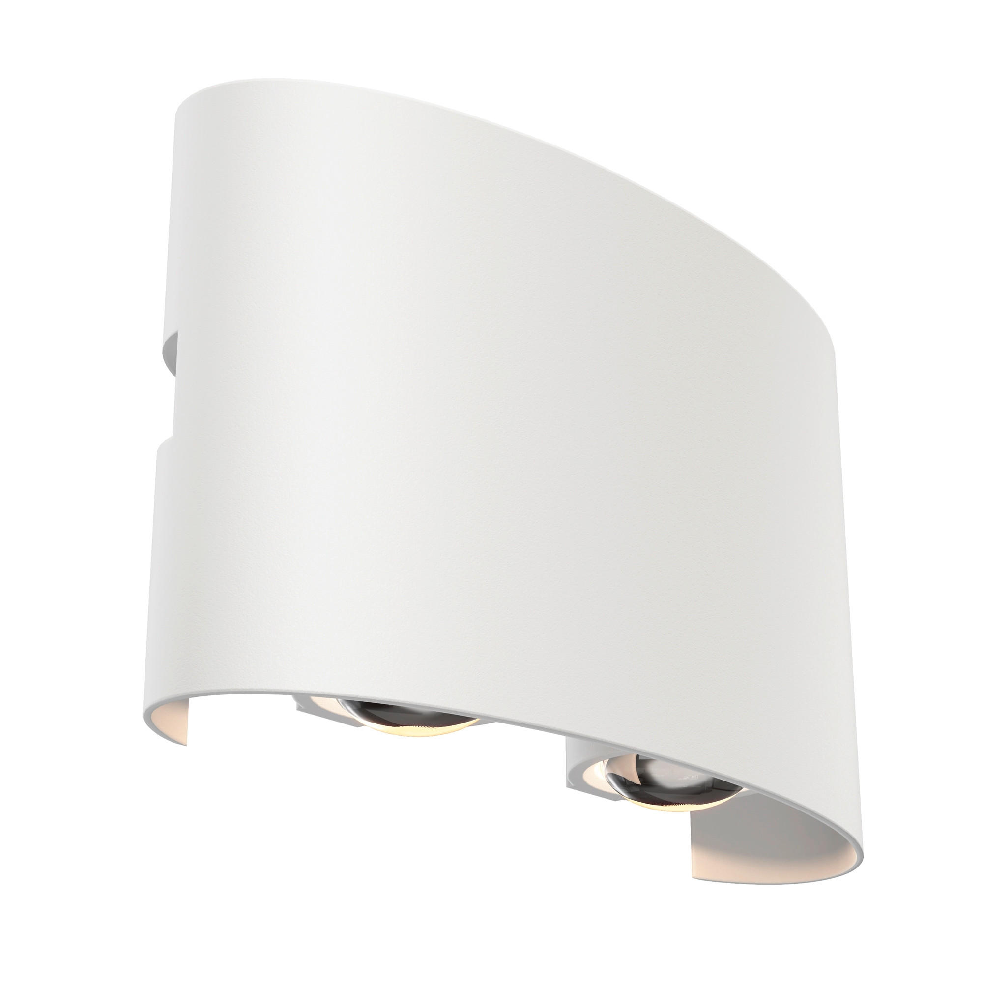 AUSSENWANDLEUCHTE - Weiss, Trend, Metall (8/12/3,7cm) - MAYTONI