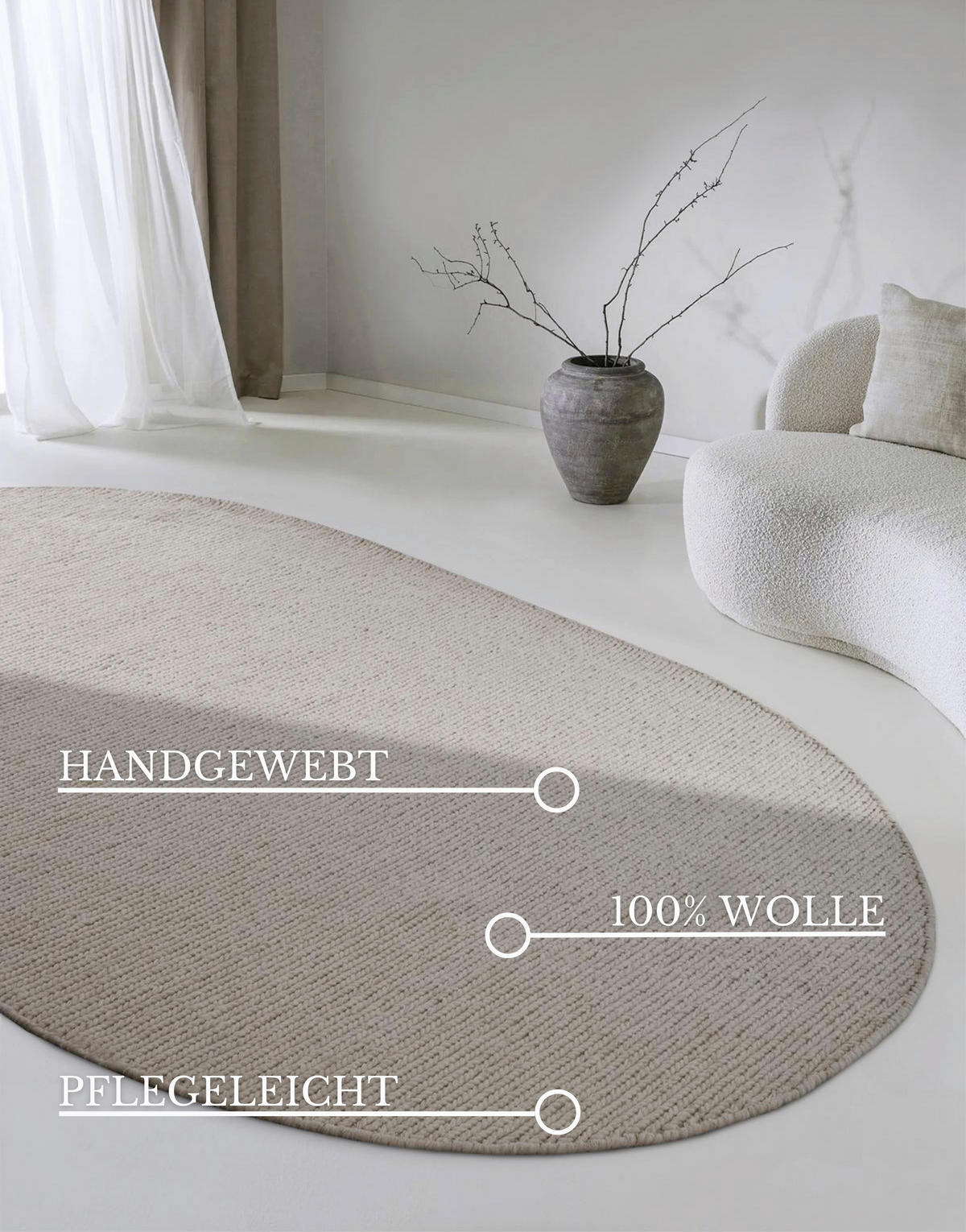HANDWEBTEPPICH 160/230 cm Kollektion 1748 Braun, Cappuccino  - Braun/Cappuccino, Basics, Textil (160/230cm) - Villeroy & Boch