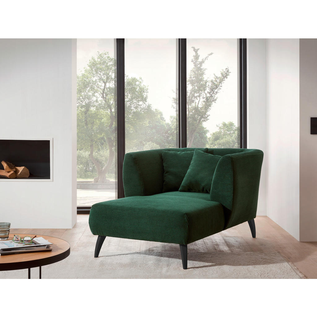 Thumbnail - Mid.you Xxl-Sessel, Grün, Textil, Buche, Uni, Füllung: Schaumstoff, 108x84x155 cm, Stoffauswahl, Wohnzimmer, Sessel, Pol...