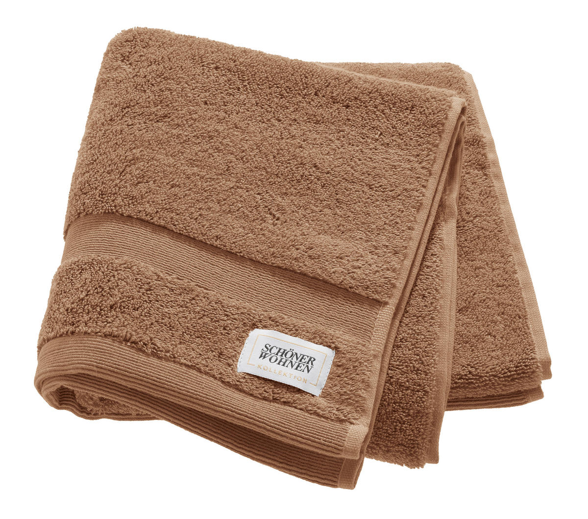 HANDTUCH 50/100 cm SW-CUDDLY Braun  - Braun, Basics, Textil (50/100cm) - Schöner Wohnen