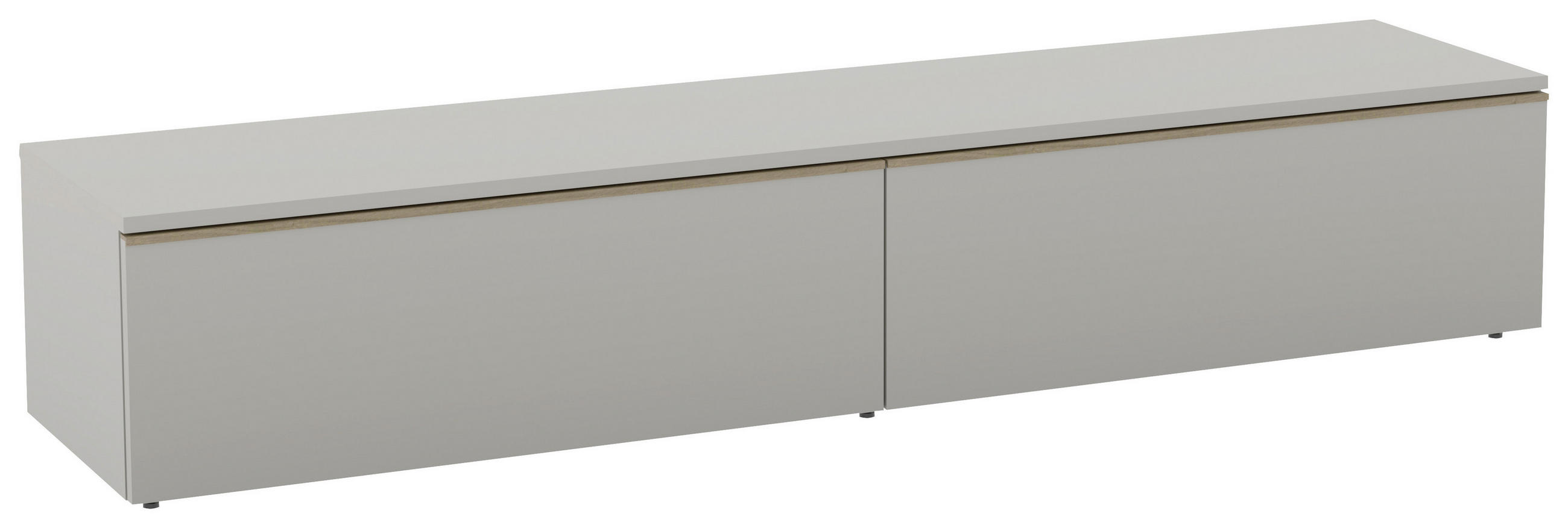 NÍZKA KOMODA, divoký dub, sivá, 192/36/50 cm - divoký dub/sivá, Design, drevo (192/36/50cm) - Voglauer