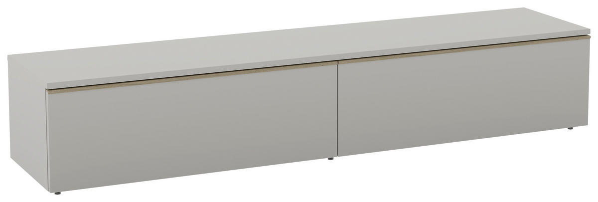 NÍZKA KOMODA, divoký dub, sivá, 192/36/50 cm - divoký dub/sivá, Design, drevo (192/36/50cm) - Voglauer