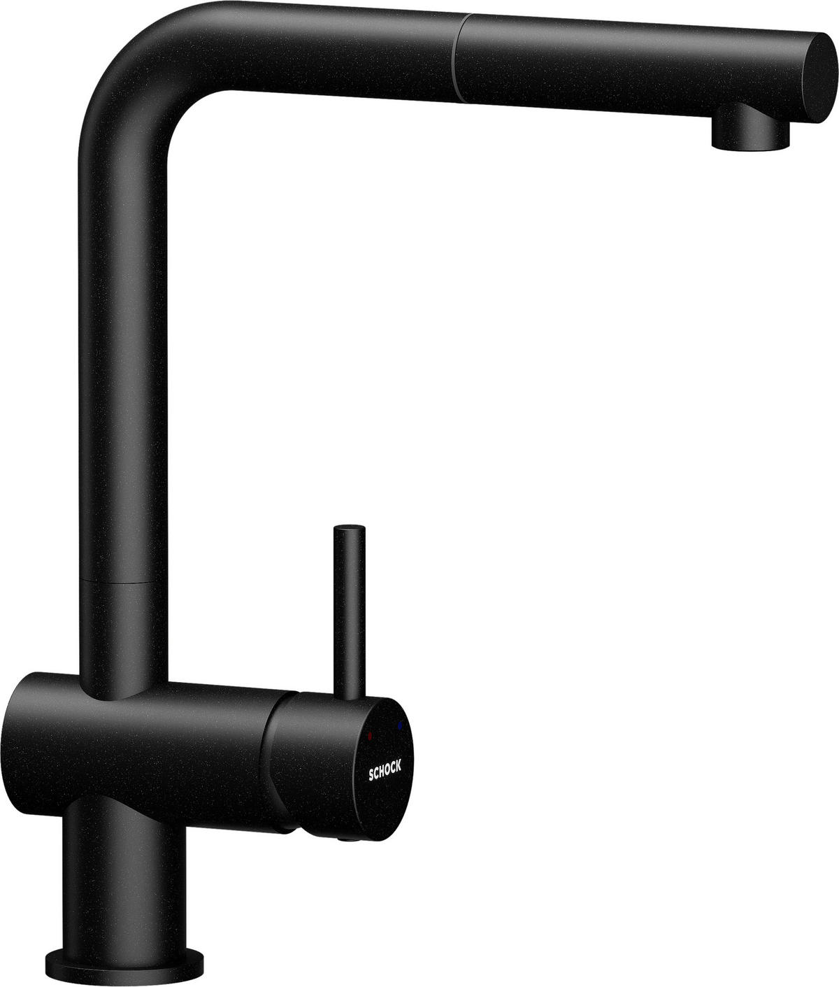 KÜCHENARMATUR 540127PUR  - Schwarz, Basics, Stein (5/31/21,5cm) - Schock