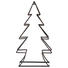 DEKOWEIHNACHTSBAUM Rostfarben - Rostfarben, Metall (90cm) DEKOWEIHNACHTSBAUM Rostfarben - Rostfarben, Metall (90cm)