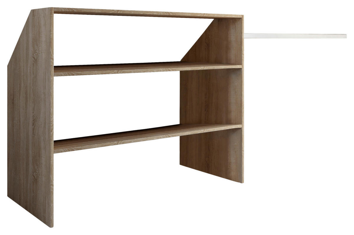 DACHSCHRÄGENREGAL 90/100/50 cm  in Sonoma Eiche  - Sonoma Eiche, MODERN, Holzwerkstoff (90/100/50cm) - MID.YOU