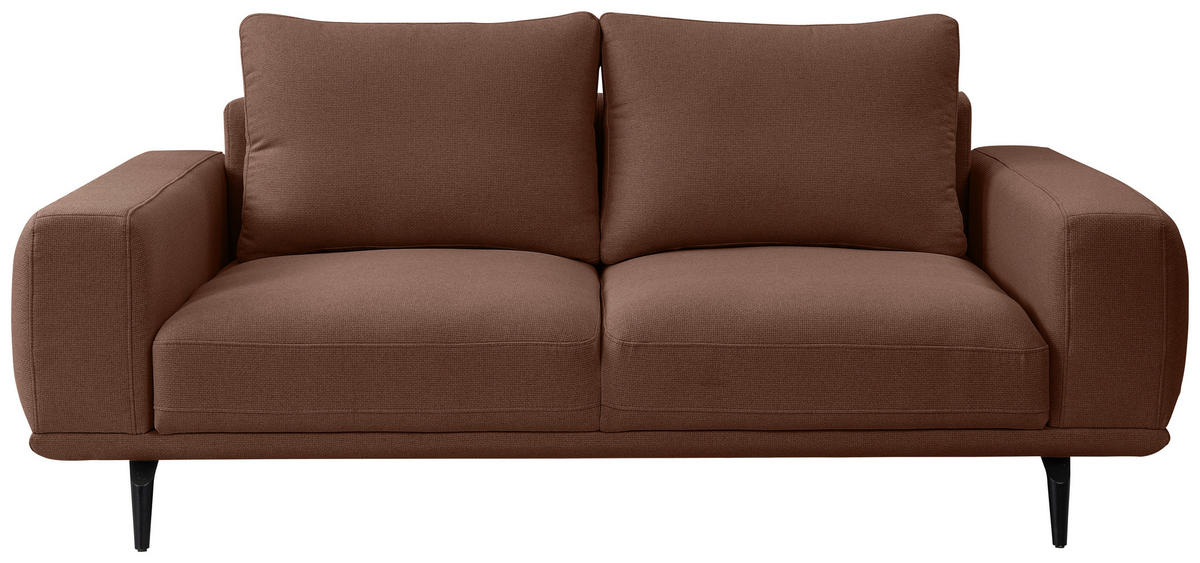 DVOSJED tekstil  smeđa    - crna/smeđa, Moderno, tekstil/metal (202/89/115cm) - MID.YOU