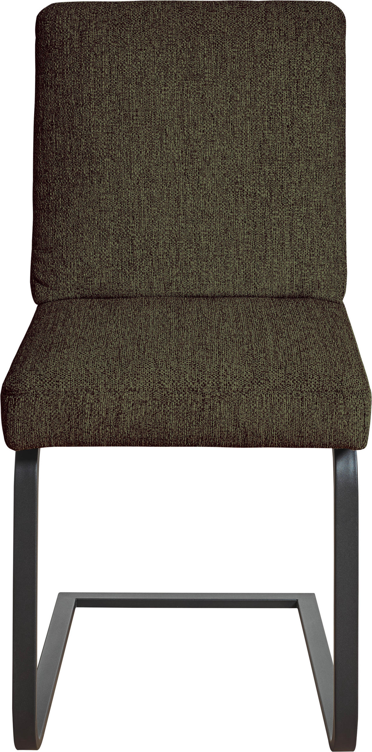 SCHWINGSTUHL  in Stahl Chenille  - Schwarz/Braun, Design, Textil/Metall (46/92/60cm) - Dieter Knoll