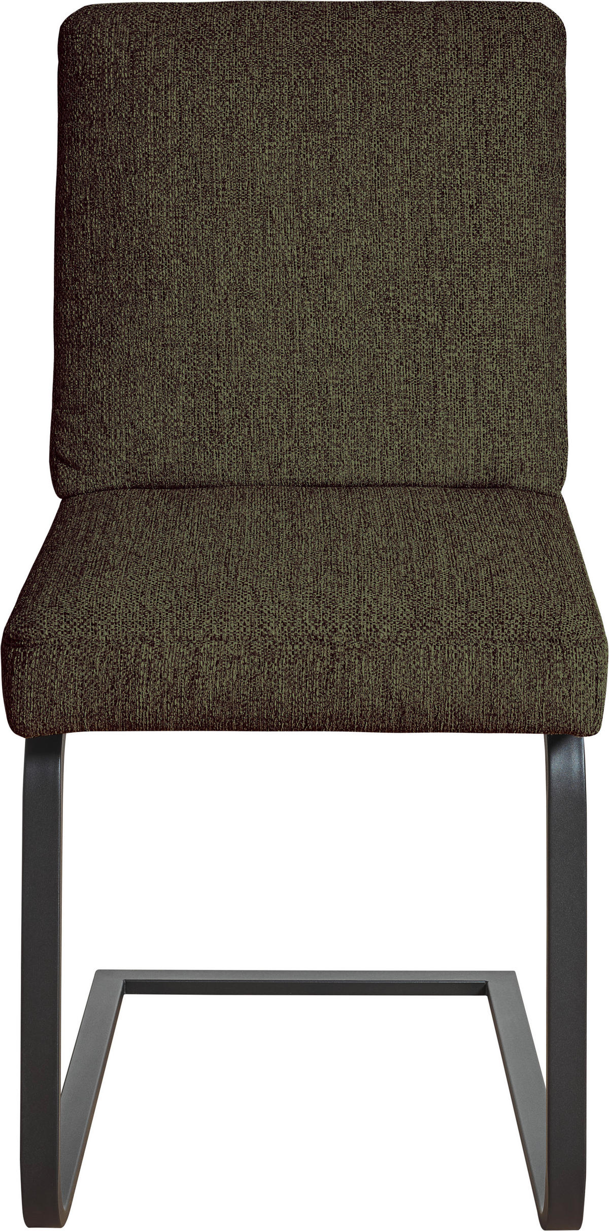 SCHWINGSTUHL  in Stahl Chenille  - Schwarz/Braun, Design, Textil/Metall (46/92/60cm) - Dieter Knoll
