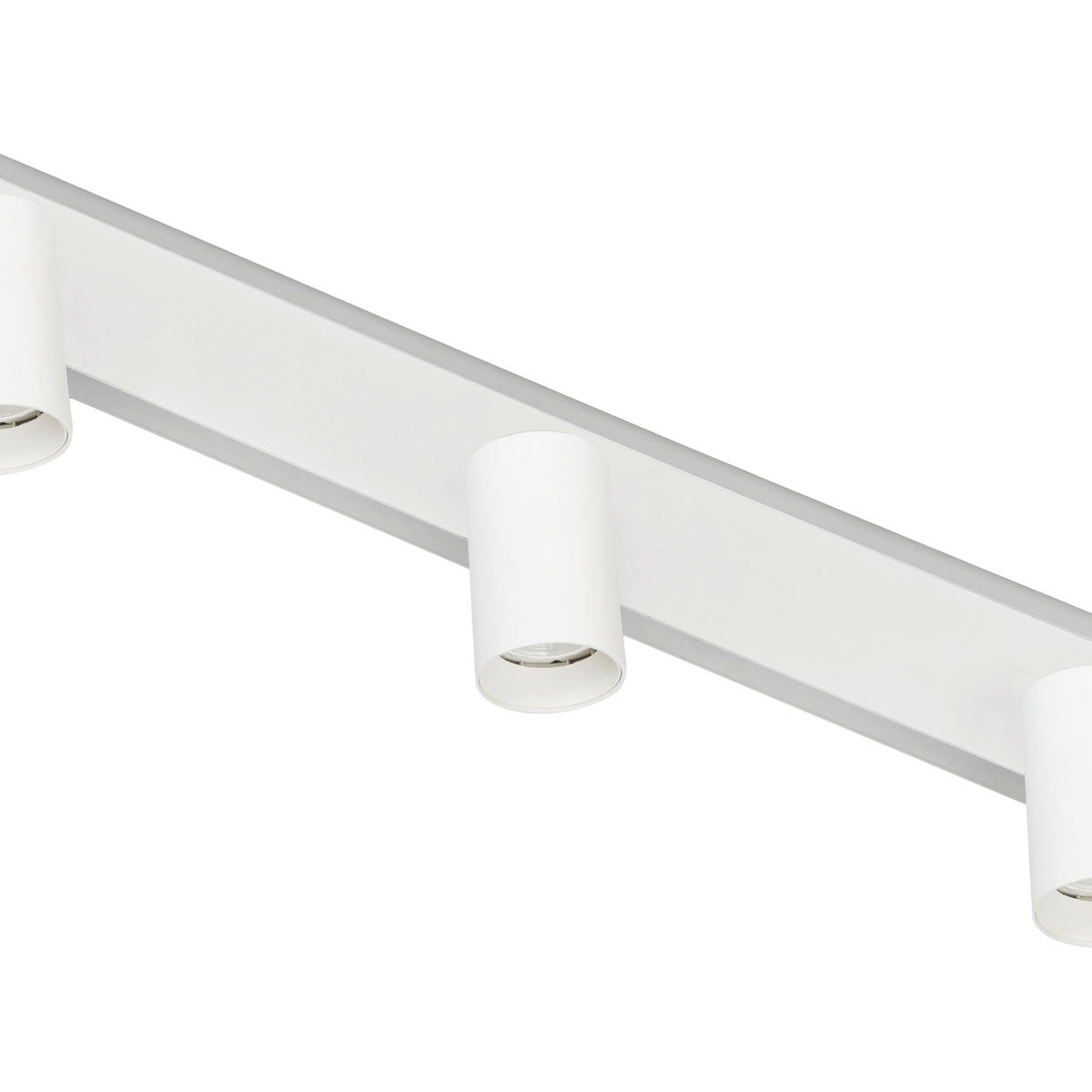 LED-DECKENSTRAHLER Parma 15/55/8 cm  - Weiß, Design, Metall (15/55/8cm)