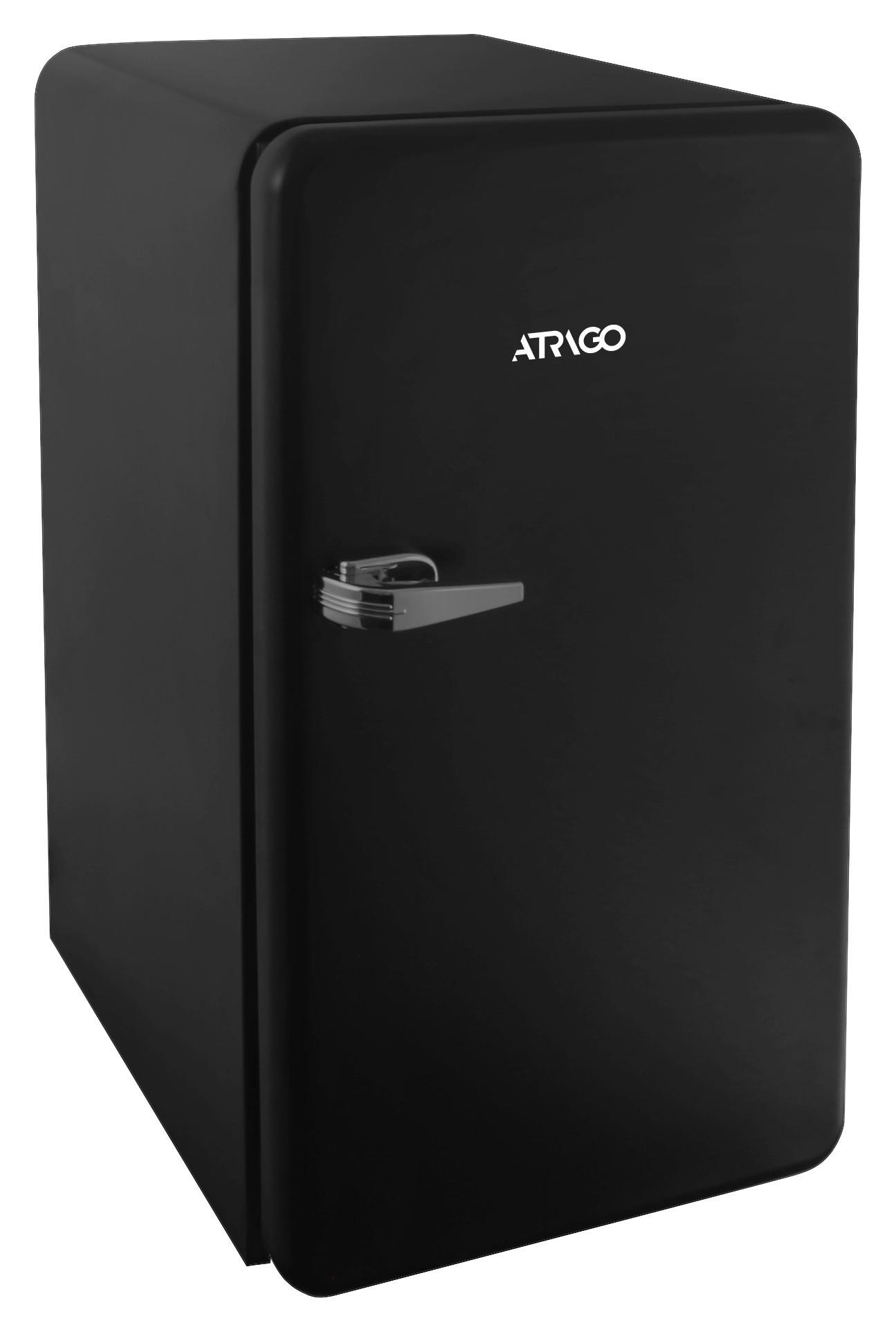 KÜHLSCHRANK 52690003/01  - Schwarz, Basics, Glas/Kunststoff (44,5/49/78,5cm) - Atrigo