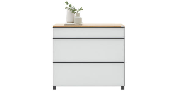 SCHUHKIPPER  in 120/108/31 cm  - Eichefarben/Anthrazit, Design, Glas/Holzwerkstoff (120/108/31cm) - Dieter Knoll