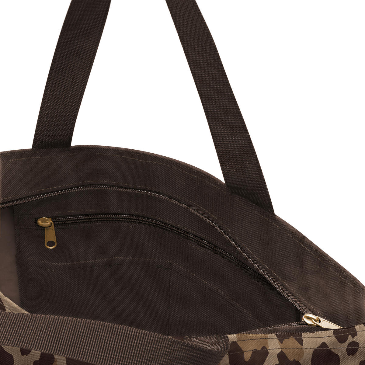 TAŠKA CEZ RAMENO hnedá, béžová - hnedá/béžová, Basics, textil/plast (47/44/17cm) - Reisenthel